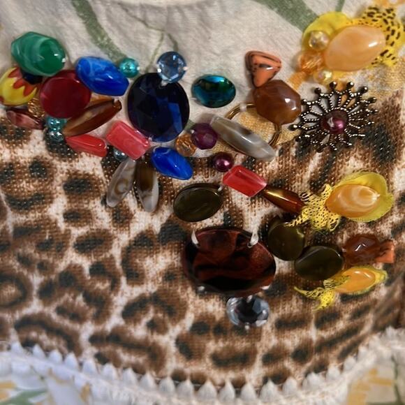 CECILIA  PRADO ALGODAO BLEND BIRD DRESS SIZE PS - Picture 4 of 11